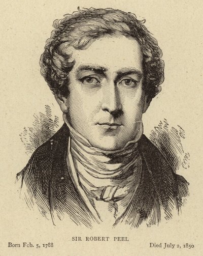 Sir Robert Peel by English School